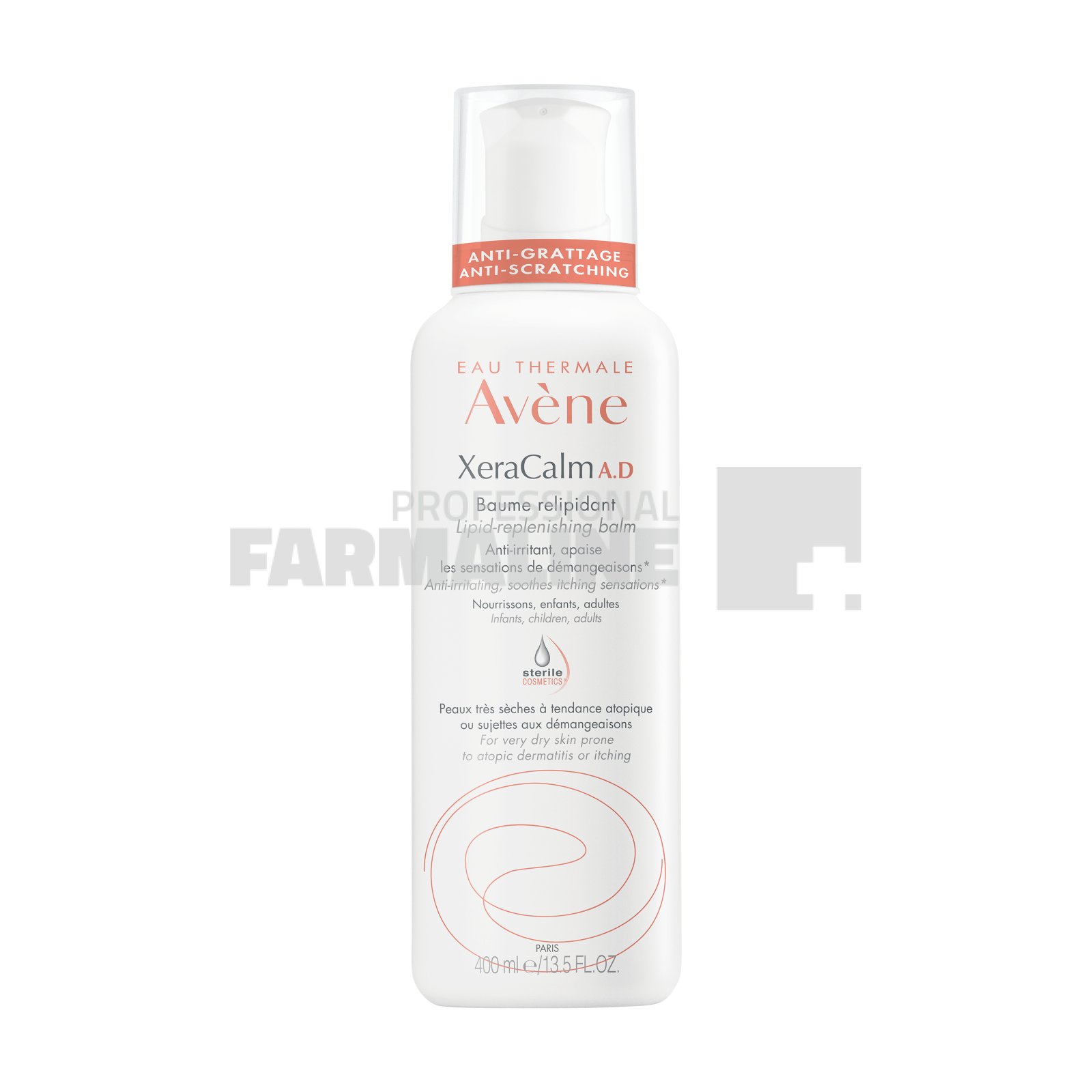 Avene Xeracalm A.D Balsam emolient fata/corp 400 ml Avene Xeracalm A.D Balsam emolient fata/corp 400 ml