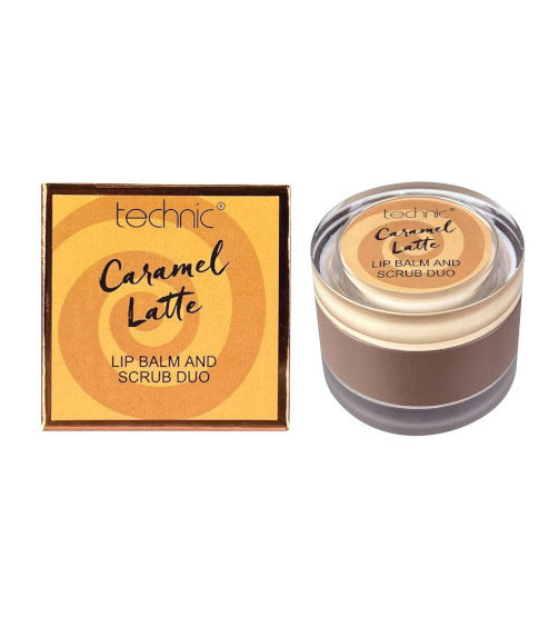 Balsam si scrub de buze Technic Duo, Caramel Balsam si scrub de buze Technic Duo, Caramel