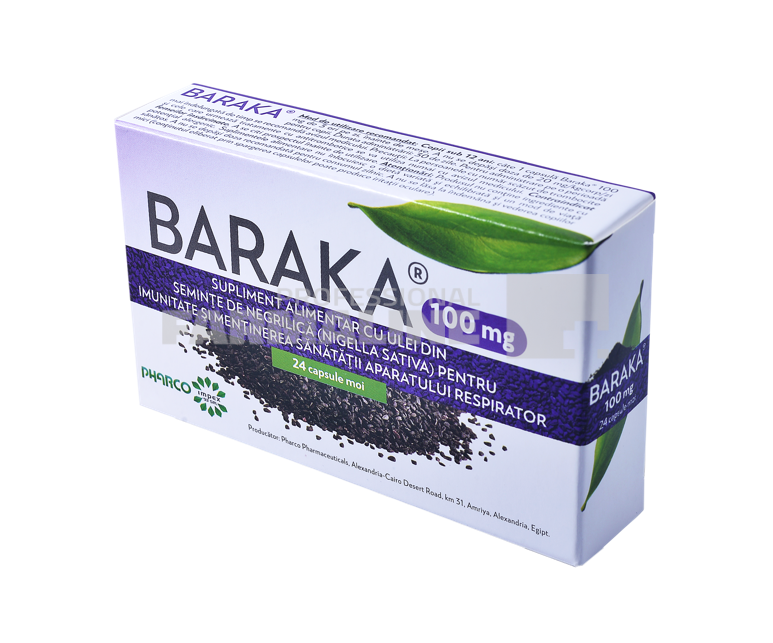 Baraka 100 mg 24 capsule moi Baraka 100 mg 24 capsule moi