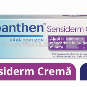 Bepanthen Sensiderm Crema 50 gr - calmeaza mancarimea si roseata pielii provocate de iritatii