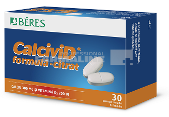 Beres Calcivid citrat 30 comprimate Beres Calcivid citrat 30 comprimate