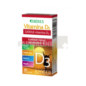 Beres Vitamina D3 32000 U.I. 30 comprimate