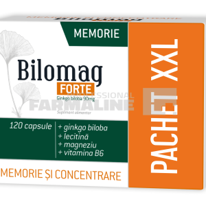 Bilomag Forte Memorie 90 mg 120 capsule (90 + 30 Cadou)