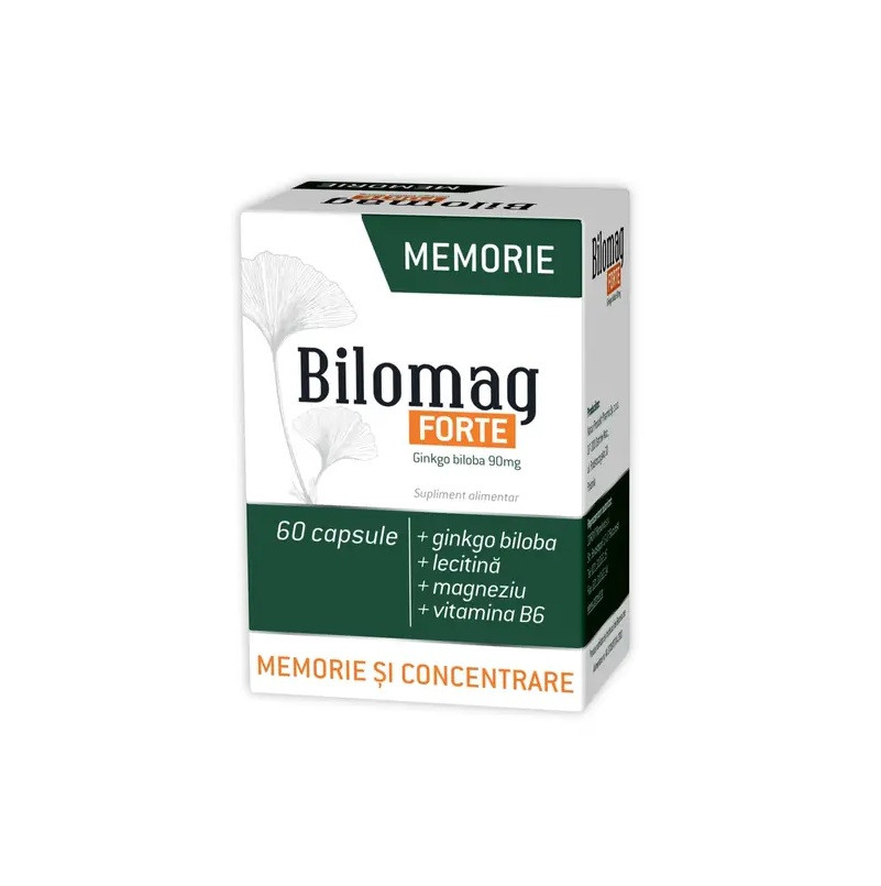 Zdrovit Bilomag Forte Memorie x 60 capsule Zdrovit Bilomag Forte Memorie x 60 capsule