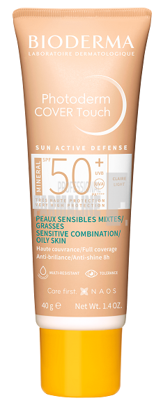 Bioderma Photoderm Cover Touch Fluid SPF50+ claire/deschis 40 ml Bioderma Photoderm Cover Touch Fluid SPF50+ claire/deschis 40 ml