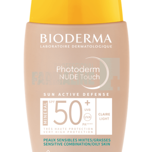 Bioderma Photoderm Nude Touch Mineral Fluid SPF50+ Claire/Deschis 40 ml