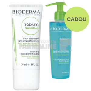 Bioderma Sebium Crema Sensitive 30 ml + Sebium Gel spumant 200 ml