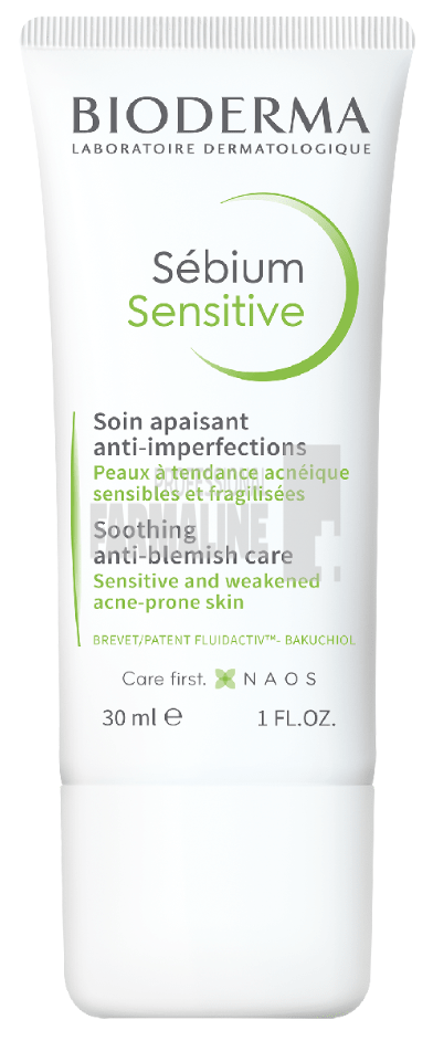 Bioderma Sebium Sensitive fluid calmant si hidratant ten acneic 30 ml Bioderma Sebium Sensitive fluid calmant si hidratant ten acneic 30 ml