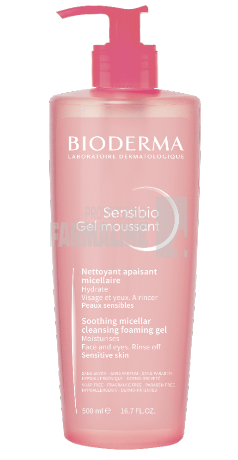 Bioderma Sensibio Gel spumant micelar 500 ml Bioderma Sensibio Gel spumant micelar 500 ml