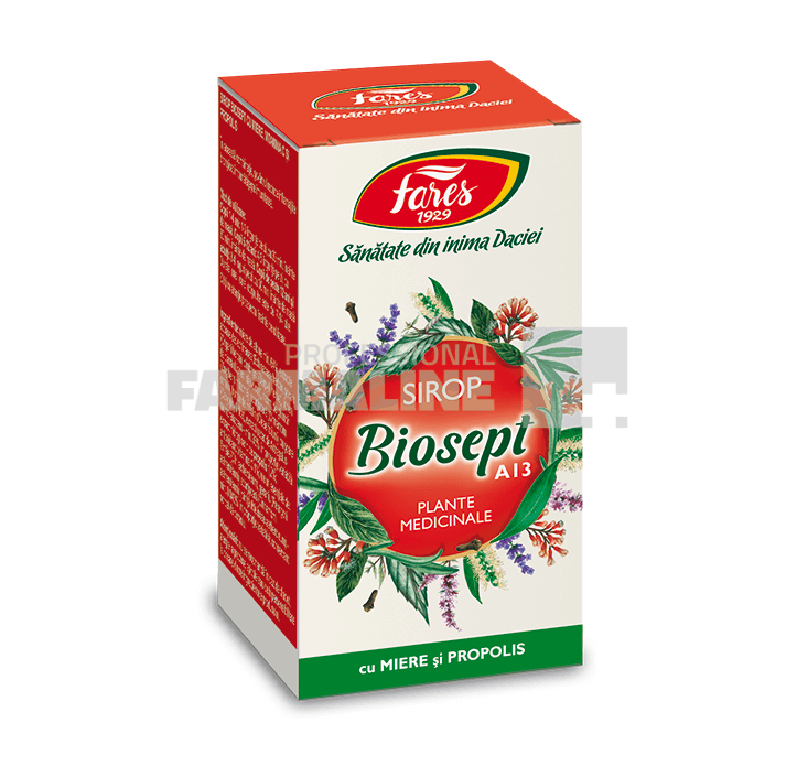 Biosept A13 Sirop cu Miere, Vitamina C Si Propolis 100ml Biosept A13 Sirop cu Miere, Vitamina C Si Propolis 100ml