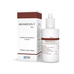 Bromhexin-T 2 mg/ml 50 ml picaturi orale Solutie Tis Farmaceutic