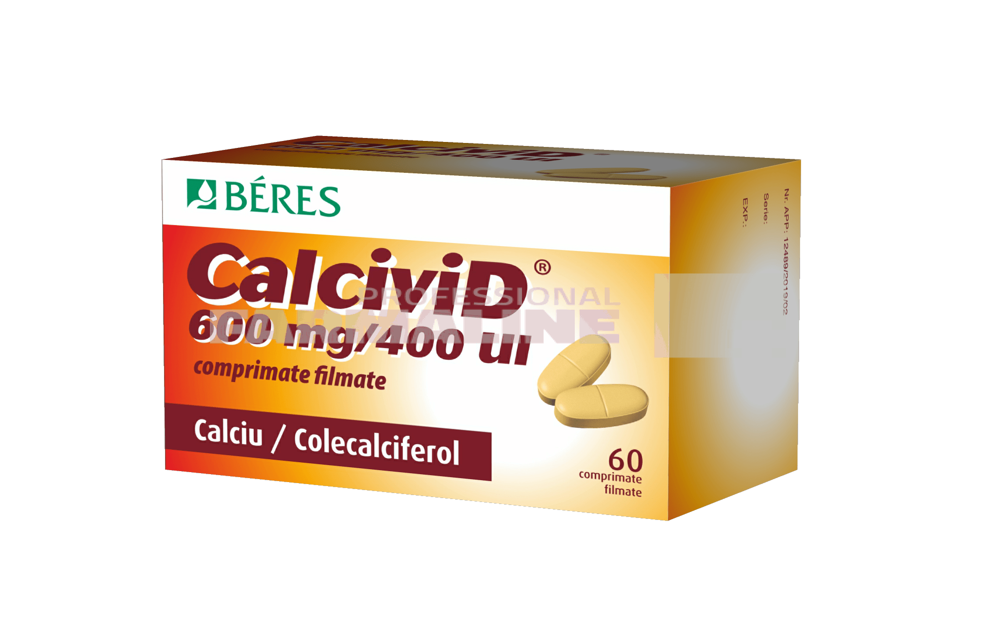 CalciviD 600mg/400UI 60 comprimate CalciviD 600mg/400UI 60 comprimate