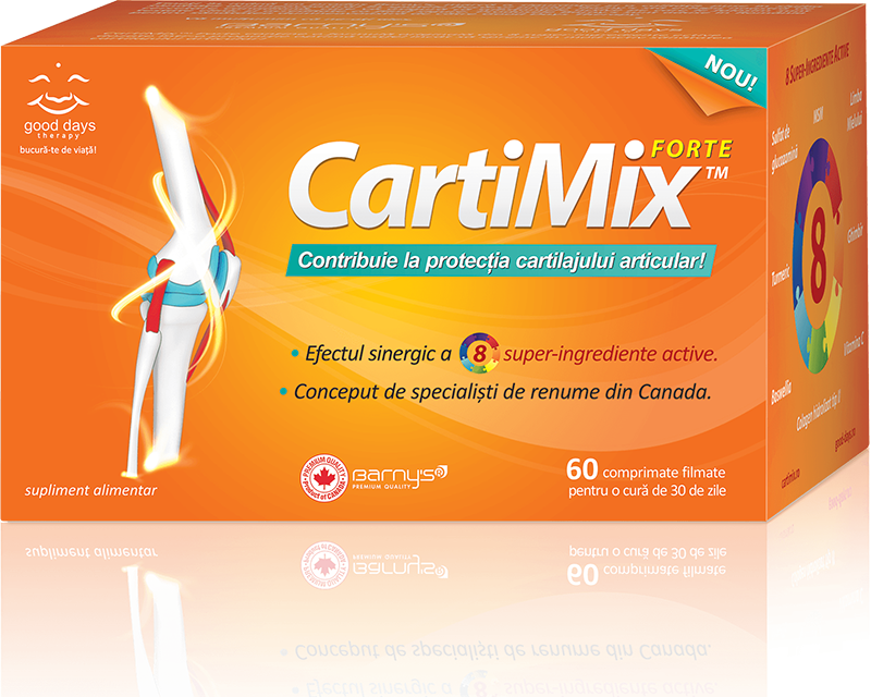 Cartimix Forte 60 comprimate filmate Good Days Therapy Cartimix Forte 60 comprimate filmate Good Days Therapy