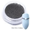 Caviar Metalic unghii, Nail Art, 0.4mm, Grey