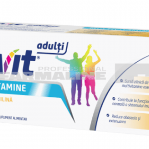 Cavit Adulti Multivitamine cu aroma de vanilie 20 tablete