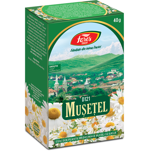 Fares Ceai musetel vrac D121, 40g Fares Ceai musetel vrac D121, 40g