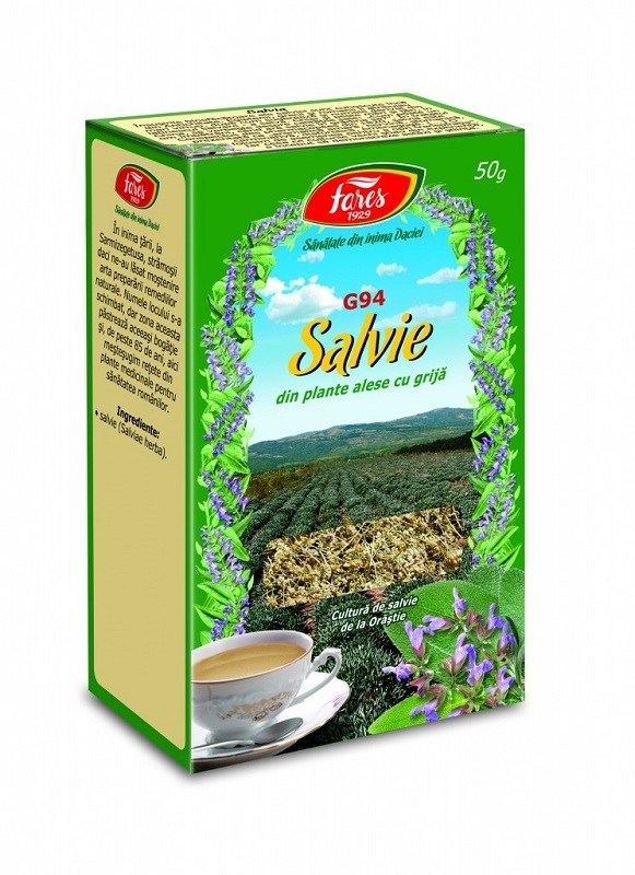 Fares Ceai salvie, 50g Fares Ceai salvie, 50g