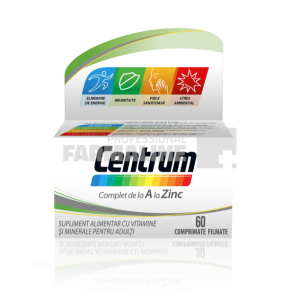 Centrum de la A la Zinc 60 comprimate