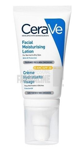 Cerave Crema hidratanta pentru fata SPF30 ten normal-uscat 52 ml Cerave Crema hidratanta pentru fata SPF30 ten normal-uscat 52 ml