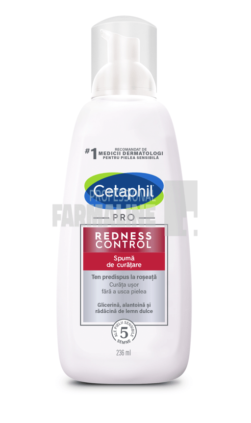 Cetaphil Pro Redness Control Spuma de curatare 236 ml Cetaphil Pro Redness Control Spuma de curatare 236 ml