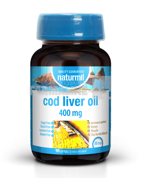 Naturmil Cod Liver Oil 400 mg 90 capsule Naturmil Cod Liver Oil 400 mg 90 capsule