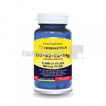 Complex Natural D3+K2+Ca+Mg 60 capsule Complex Natural D3+K2+Ca+Mg 60 capsule