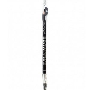 Creion de sprancene Technic Brow Pencil cu ascutitoare si periuta, Black