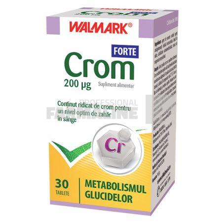 Crom Forte 200 mg 30 comprimate Crom Forte 200 mg 30 comprimate