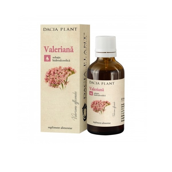 Dacia Plant Valeriana Tinctura x 50 ml Dacia Plant Valeriana Tinctura x 50 ml
