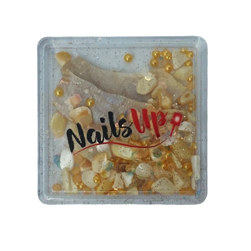 Decor Unghii NailsUp Nail Art Mix Gold 01 Decor Unghii NailsUp Nail Art Mix Gold 01