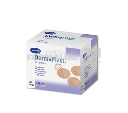 Hartmann DermaPlast Sensitive rotunzi 200 bucati Hartmann DermaPlast Sensitive rotunzi 200 bucati