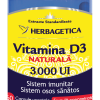 Herbagetica Vitamina D3 naturala 3000 UI, 60 capsule
