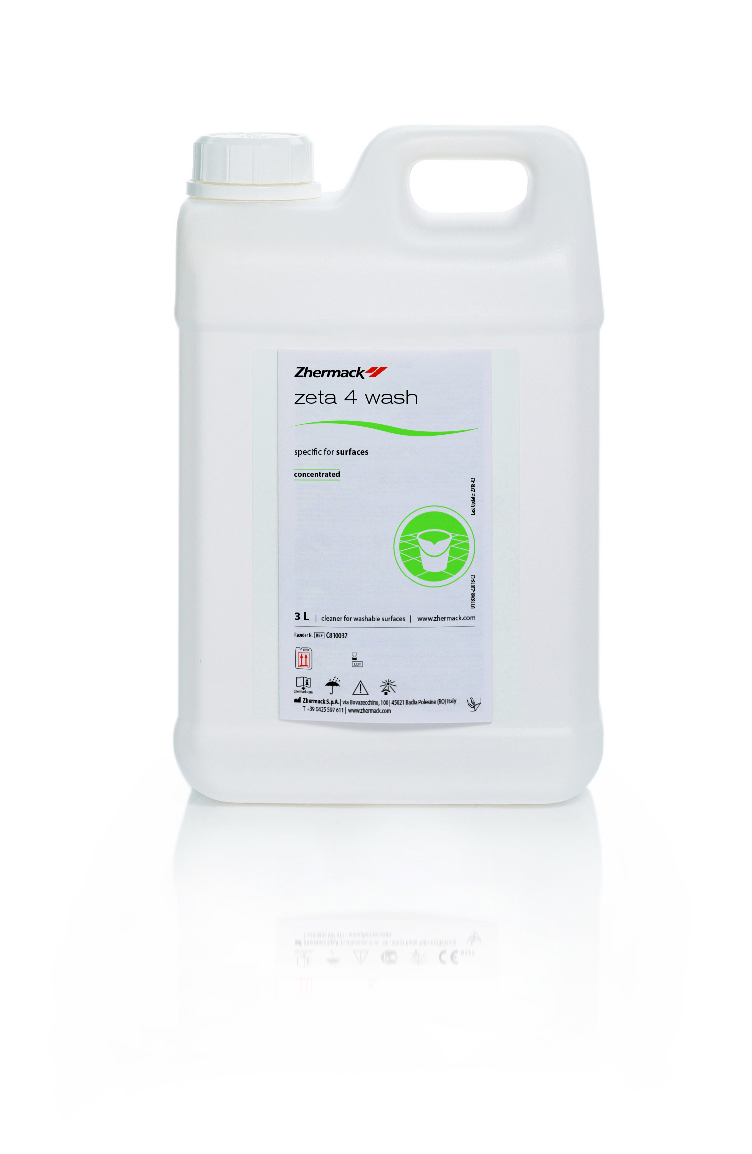 Dezinfectant Zeta 4 Wash - 3l Zhermack Dezinfectant Zeta 4 Wash - 3l Zhermack