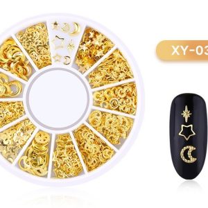 DISC 3D NAIL ART GOLD - 03