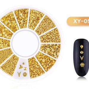 DISC 3D NAIL ART GOLD - 05