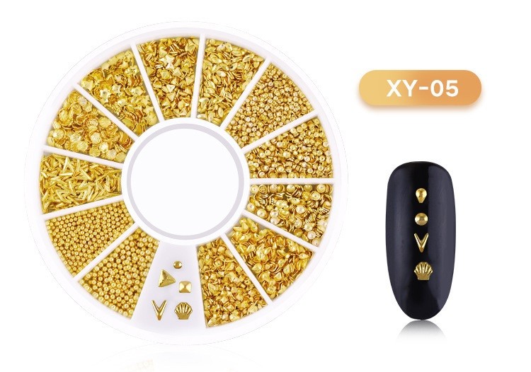 DISC 3D NAIL ART GOLD - 05 DISC 3D NAIL ART GOLD - 05