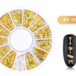 DISC 3D NAIL ART GOLD - 06