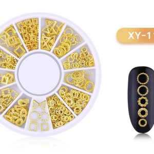 DISC 3D NAIL ART GOLD - 11