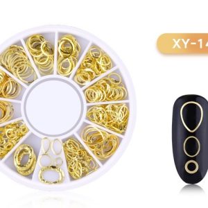 DISC 3D NAIL ART GOLD - 14