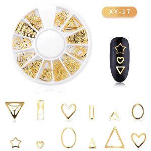 DISC 3D NAIL ART GOLD - 17