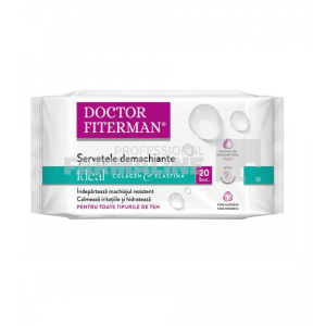 Doctor Fiterman Ideal Colagen & Elastina Servetele demachiante 20 bucati