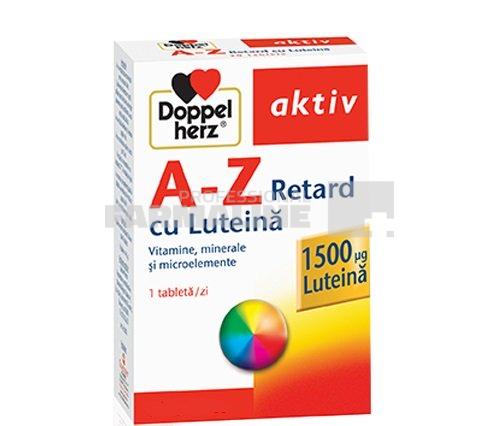 Doppelherz Aktiv A-Z Retard cu luteina 60 comprimate Doppelherz Aktiv A-Z Retard cu luteina 60 comprimate
