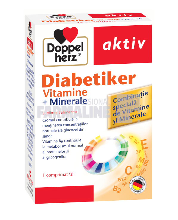 Doppelherz Aktiv Diabetiker 30 comprimate Doppelherz Aktiv Diabetiker 30 comprimate