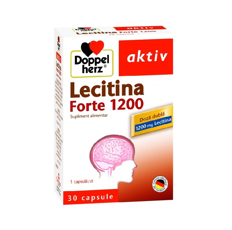 Doppelherz Aktiv Lecitina Forte 1200 mg 30 Capsule Doppelherz Aktiv Lecitina Forte 1200 mg 30 Capsule