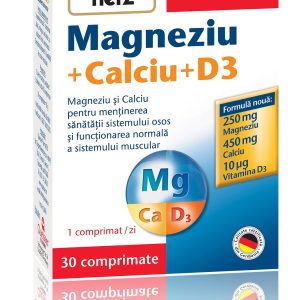 Doppelherz Aktiv Magneziu + Calciu + D3 30 Comprimate
