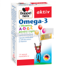 Doppelherz Aktiv Omega 3 + vitamina A + vitamina D + vitamina E + vitamina C pentru copii 30 capsule masticabile