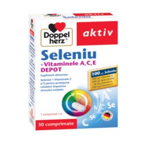 Doppelherz Aktiv Seleniu + Vitaminele A, C, E Depot 30 Comprimate