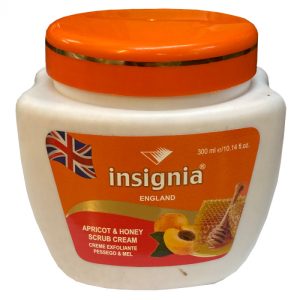 Exfoliant pentru corp cu Miere si Caise, Insignia Body Scrub, 300 ml