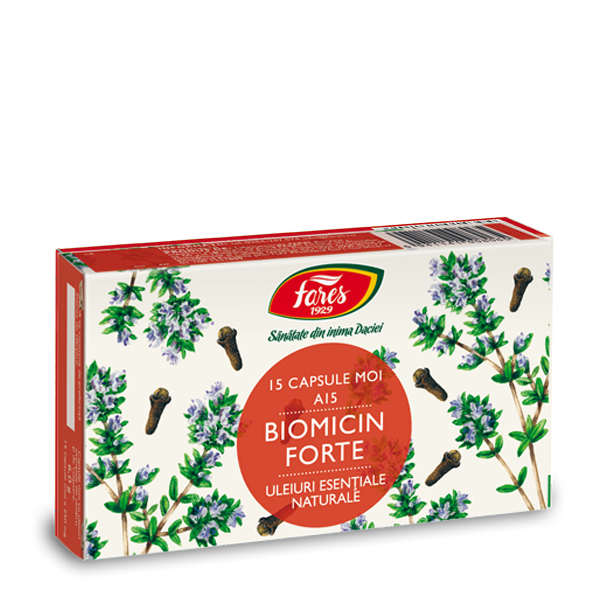 Fares Biomicin forte A15 15 capsule moi Fares Biomicin forte A15 15 capsule moi