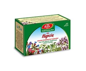 Fares Ceai Hapciu R2 " Elimina disconfortul repirator", 20 de plicuri
